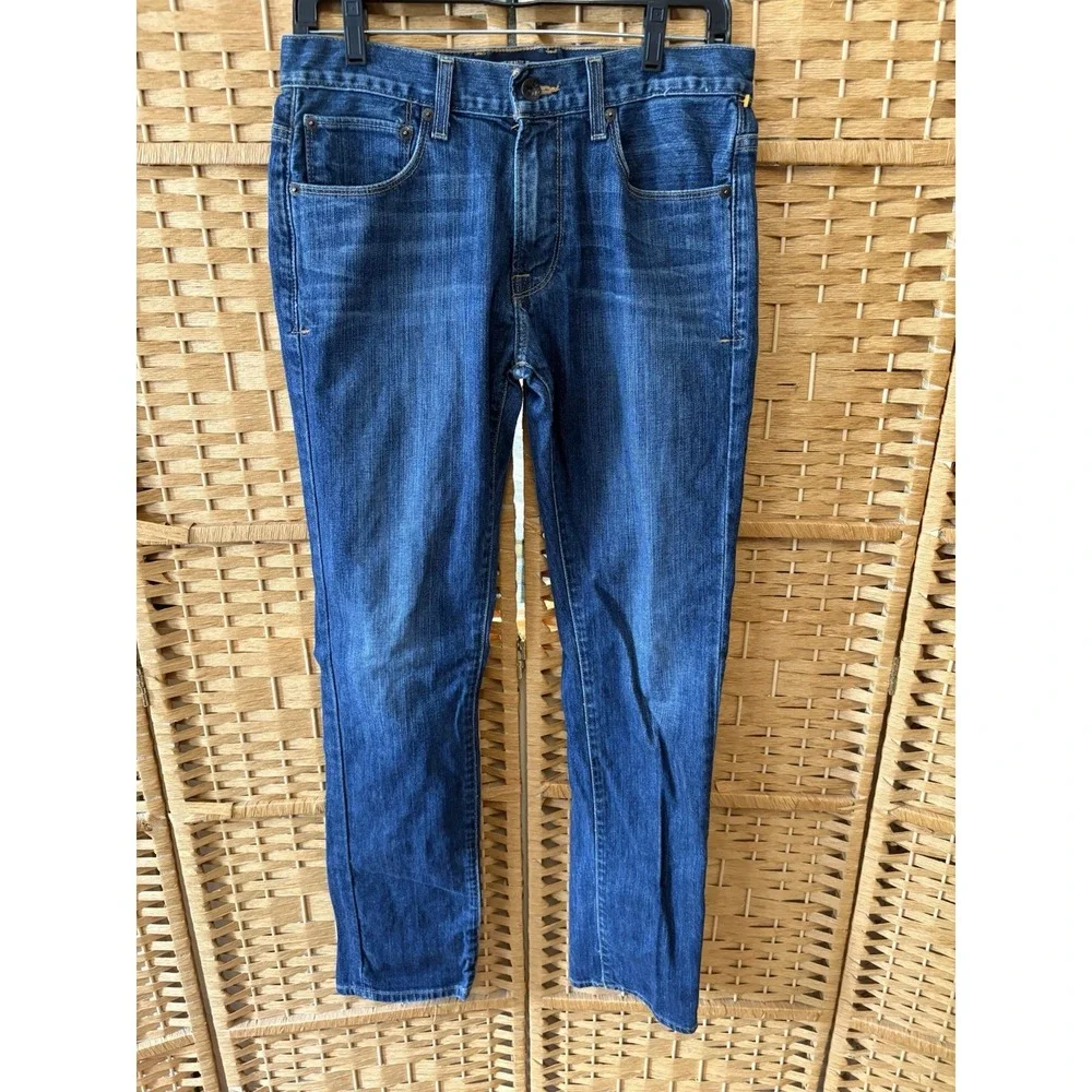 LUCKY BRAND‎ Dean Jeans Men 29x32 Straight Leg Stretch Blue Dark Wash Denim